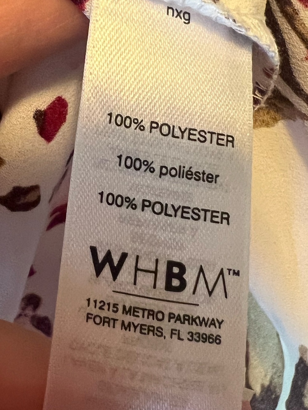 🌸 White House Black Market Floral Surplice Blouse Sz Large Long Sleeve🌸 - Picture 6 of 13